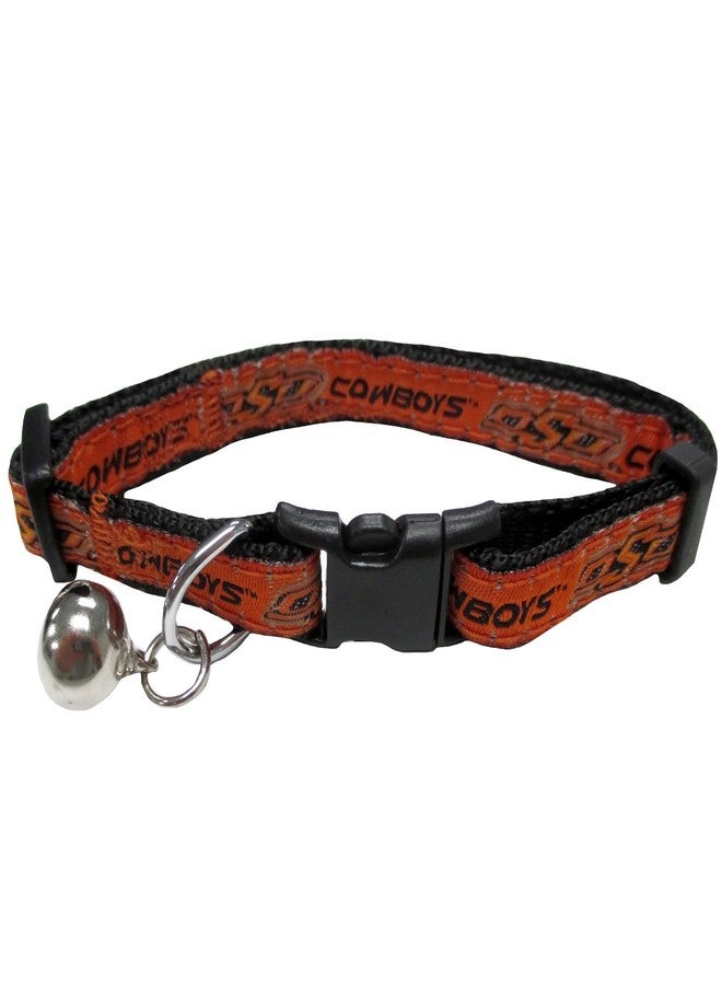 Pets First Collegiate Pet Accessories, Cat Collar, Oklahoma State Cowboys, One Size
