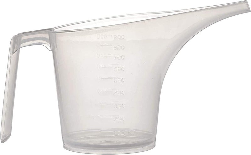 Vedini Pouring Measuring Jug, Long Spout Funnel Pitcher Multi Purpose, Cake, Soap Making Jug (max 900ml 1000ml Capacity) Microwave Safe - Image 2