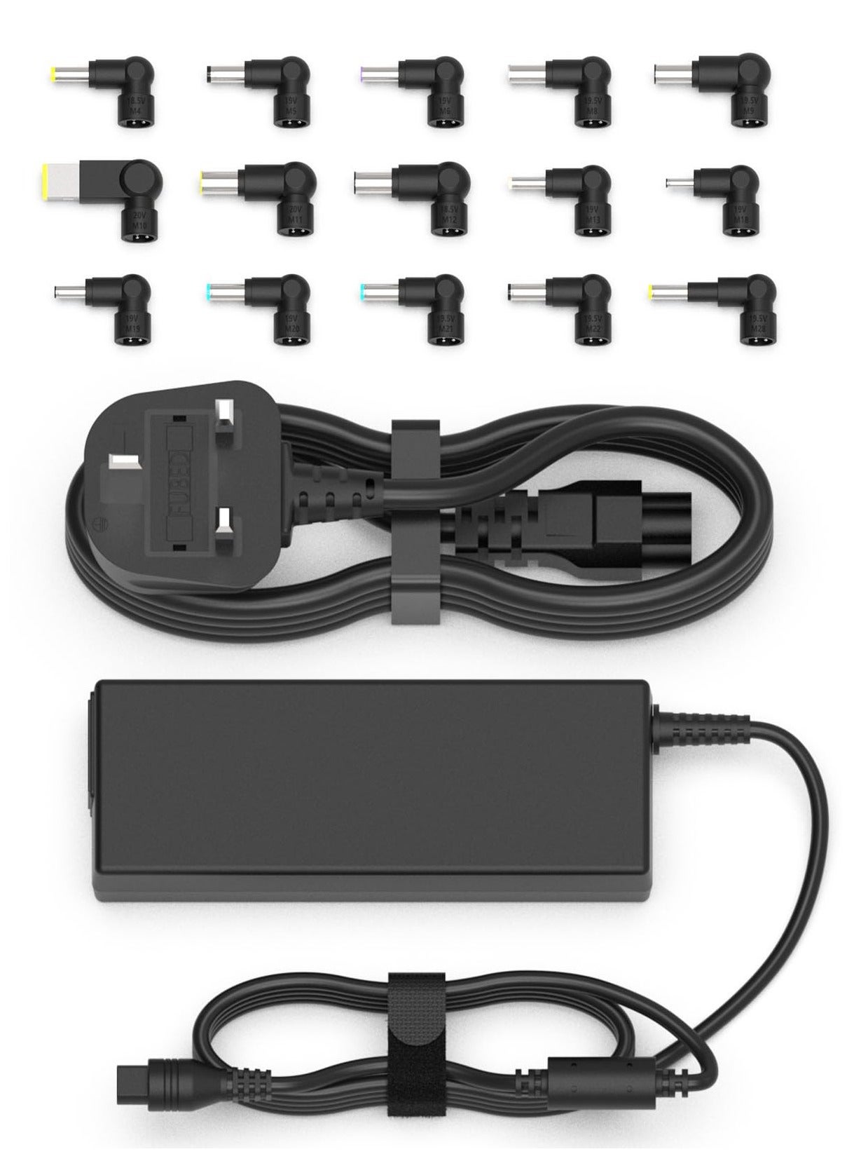 90W Universal AC Adapter Laptop Charger Compatible with Lenovo HP Dell Acer Asus Samsung Sony Gateway Notebook Ultrabook Chromebook Power Cord with 15 Connectors