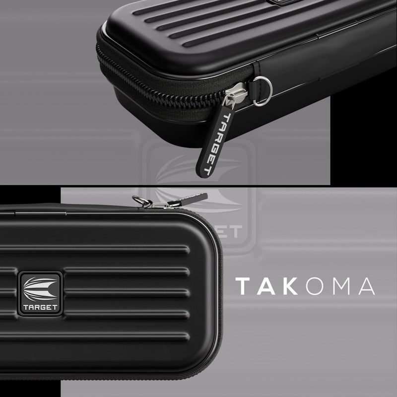 Target Darts Takoma Dart Case Wallet, Regular Size, Black | Store 3 Fully Assembled Darts & Accessories | Dart Holder with Zip Lock Pouches, Store Flights, Shafts & Swiss Points - Image 2