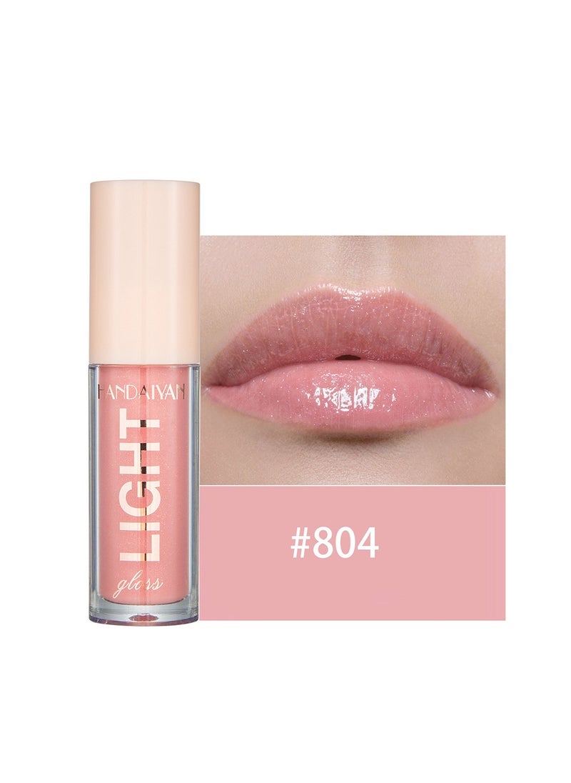 Handaiyan Lip Gloss Jelly Hydrating Moisturizing Long Lasting High Glossy Light Stain Super Shiny Balm Oil Tinted Treatment Lips Glow Glass Shine Makeup Color Bright Lifter Lip Care For Women Girls  - Image 1