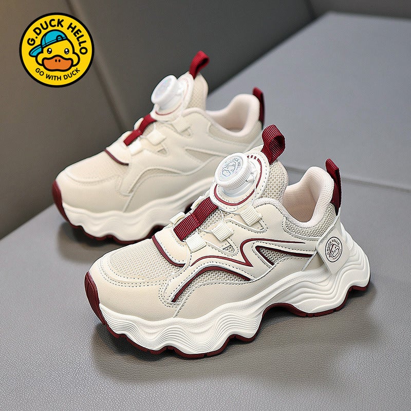 Mesh Sneakers Lightweight Flexible Sole Walking Shoes For Kids Indoor And Outdoor Activities - Image 1