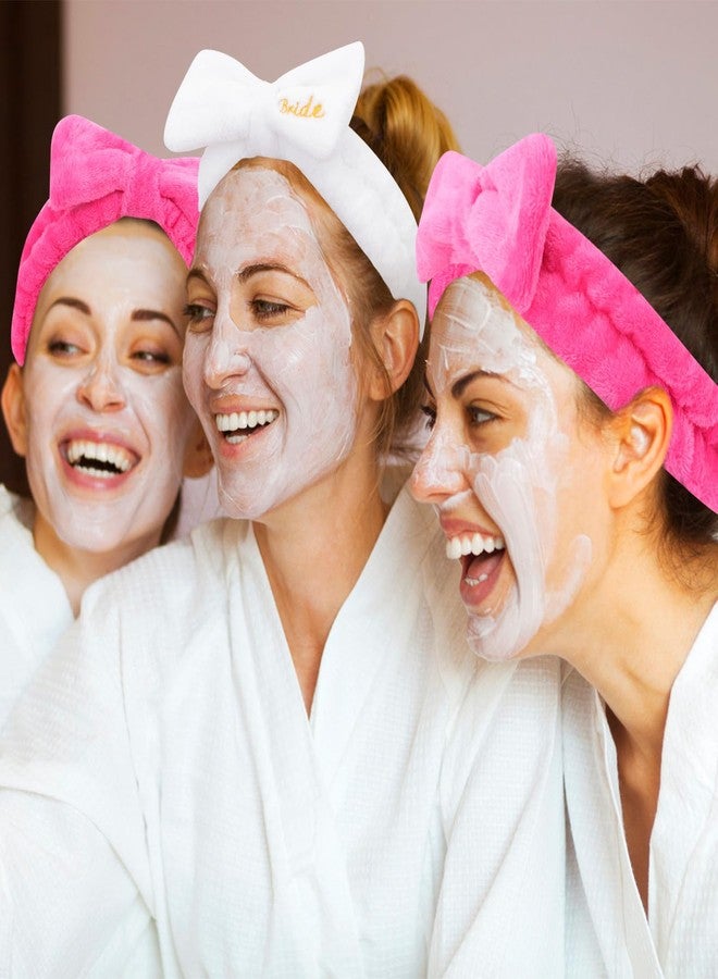 CIEHER Spa Headband, 8 Pcs - Bachelorette Party Favors, Bride & Bridesmaid Gifts, Skincare Makeup Face Wash Headbands - Image 5