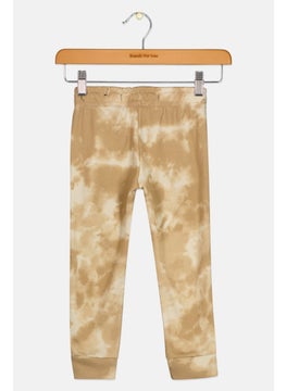 Originals by Brooklyn Cloth Toddlers Boy Tie Dye Jogger Pants, Dark Beige Combo  - Image 2
