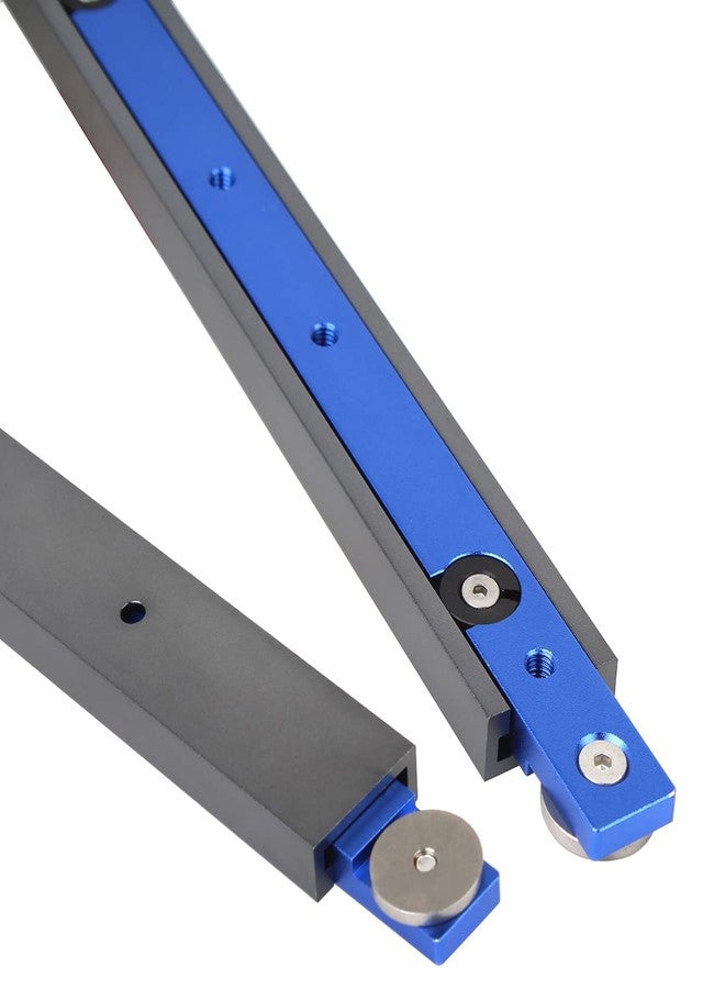 KETIPED Aluminium Alloy Miter Bar Clamping Tool Slider Table Saw Gauge Rod T-Slot Track Bar Rail for Router Tables and Woodworking,300mm-Blue - Image 3