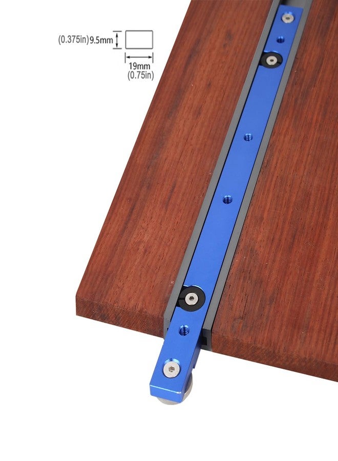 KETIPED Aluminium Alloy Miter Bar Clamping Tool Slider Table Saw Gauge Rod T-Slot Track Bar Rail for Router Tables and Woodworking,300mm-Blue - Image 4