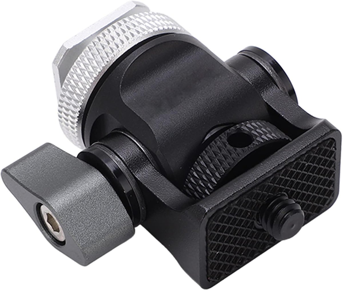 Generic Silver Camera Field Holder With Hot Shoe 360 Degree Knob And ...