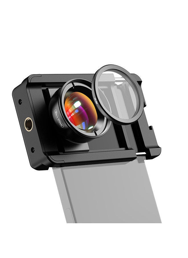 APEXEL APEXEL Mobile Phone 100mm Macro Lens 10X + CPL Filter Kit with Universal Phone Clip Storage Box Replacement for iPhone 14/13/12/11 Huawei Smartphones  - Image 1