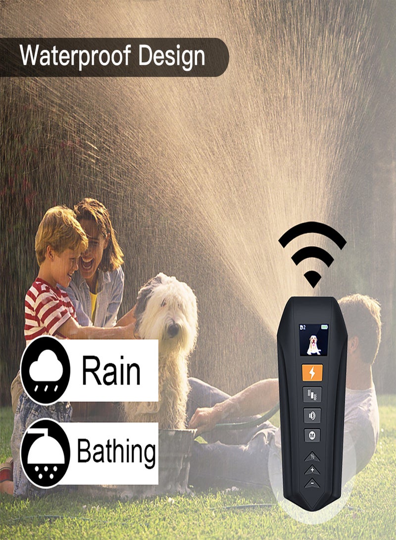 Generic Waterproof Dog Training Collar Rechargeable Dog Shock Collar with  Vibration Mode Beep Mode and Static Mode 984ft Remote Adjustable for All Size of Dogs  - Image 4