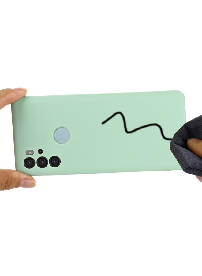 S-TOP Case For Motorola Moto G60S Pure Color Liquid Silicone Shockproof Full Coverage Phone Case - Image 5