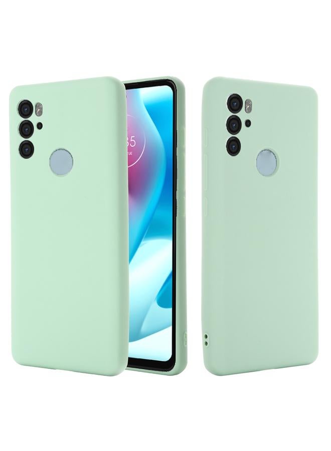 S-TOP Case For Motorola Moto G60S Pure Color Liquid Silicone Shockproof Full Coverage Phone Case - Image 1
