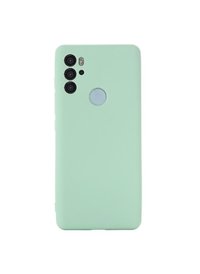 S-TOP Case For Motorola Moto G60S Pure Color Liquid Silicone Shockproof Full Coverage Phone Case - Image 2