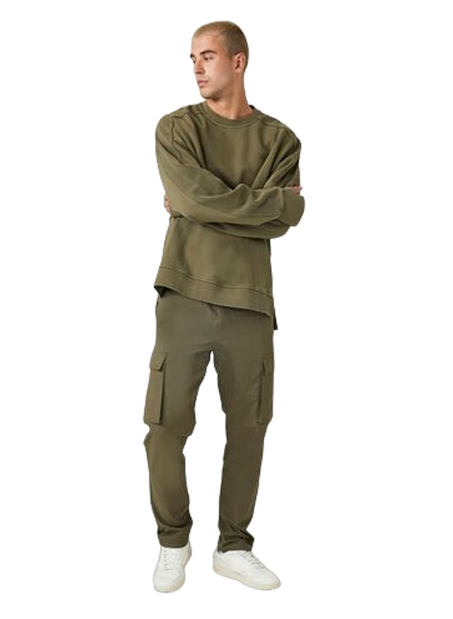 FOREVER 21 Cargo Drawstring Joggers - Image 1
