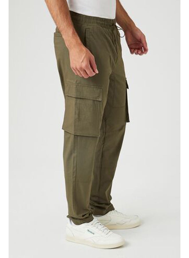 FOREVER 21 Cargo Drawstring Joggers - Image 3