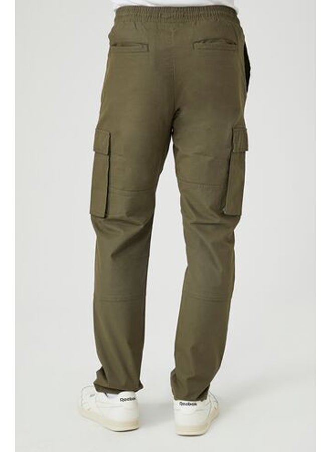 FOREVER 21 Cargo Drawstring Joggers - Image 4