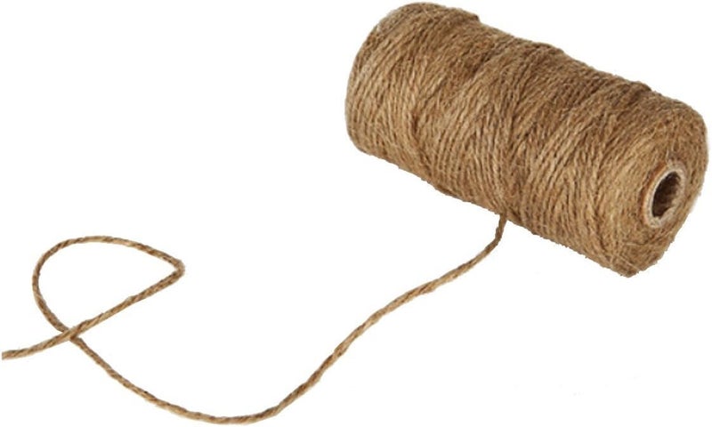 KINGLAKE 984 Feet Jute Twine, 3 Pcs X 328 Feet Christmas Twine, Best Arts Crafts Gift, Durable Packing String, Brown - Image 2