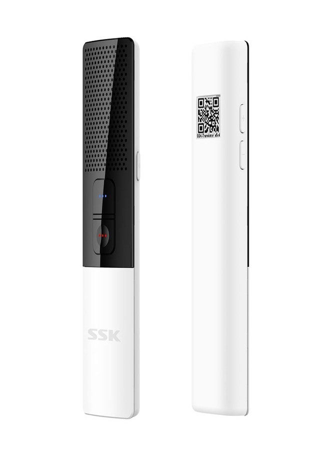 SSK Portable Foreign Language Translator, Need Connect Smartphone Bluetooth, Supports 86 Languages Two-Way Instant Translation Voice Language Translator for Travelling Learning and Business - Image 1