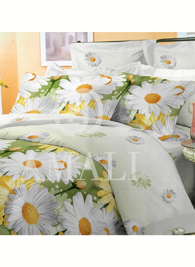 Amali  Amali Duvet Complete Bed Set including 1xDuvet Cover 160cm x 220cm 1xFitted Sheet 120 x 200 + 35cm with 2xPillow Covers 50 x 75cm  - Image 1