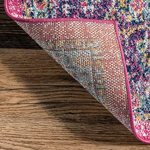 nuLOOM Paisley Vintage Persian Area Rug, 2' x 3', Verona Fuchsia - Image 3
