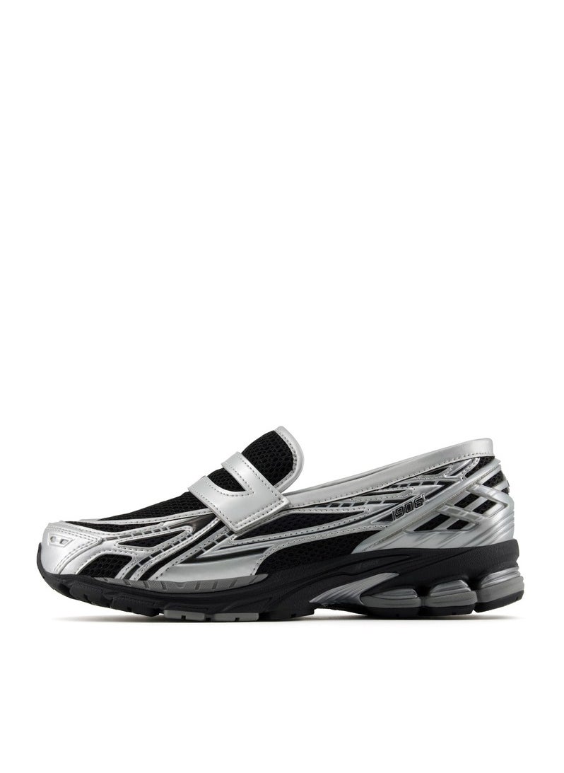 New Balance 1906L Vintage Casual Loafers/Slip-on Athlesiure/Colorblock Sneakers Shoes Silvery/Black For Women/Men/Students  - Image 1