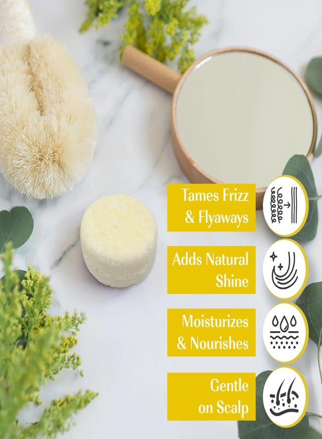Relaxcation Organic Solid Shampoo Bar for Dry, Curly & Thinning Hair | Deeply Nourishing with Marula Oil & Shea Butter, Cocoa Butter | Rice Protein Shampoo Alternative | Plastic Free, Travel Friendly, Made In USA - Image 3