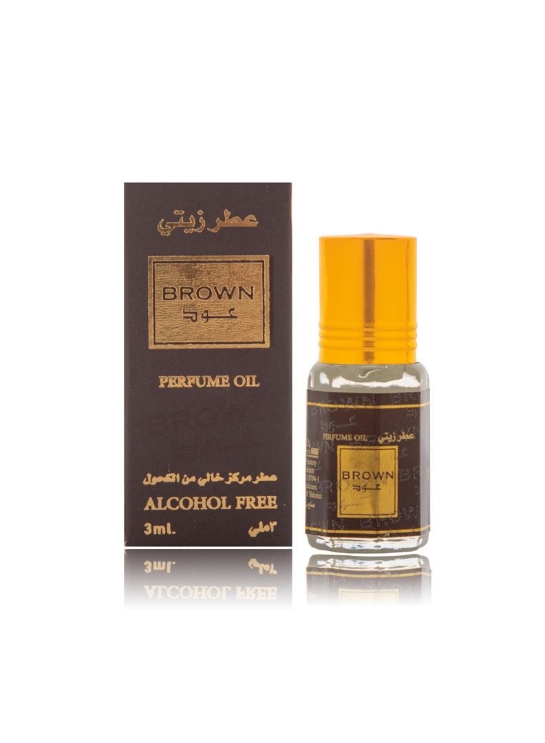 بانافع عطر براون عود زيتي 12 قطعة3 مل - Image 3