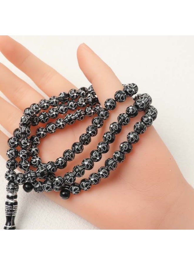 Resin Tasbih Muslim 99 Beads Islamic Prayer Beads - Image 3