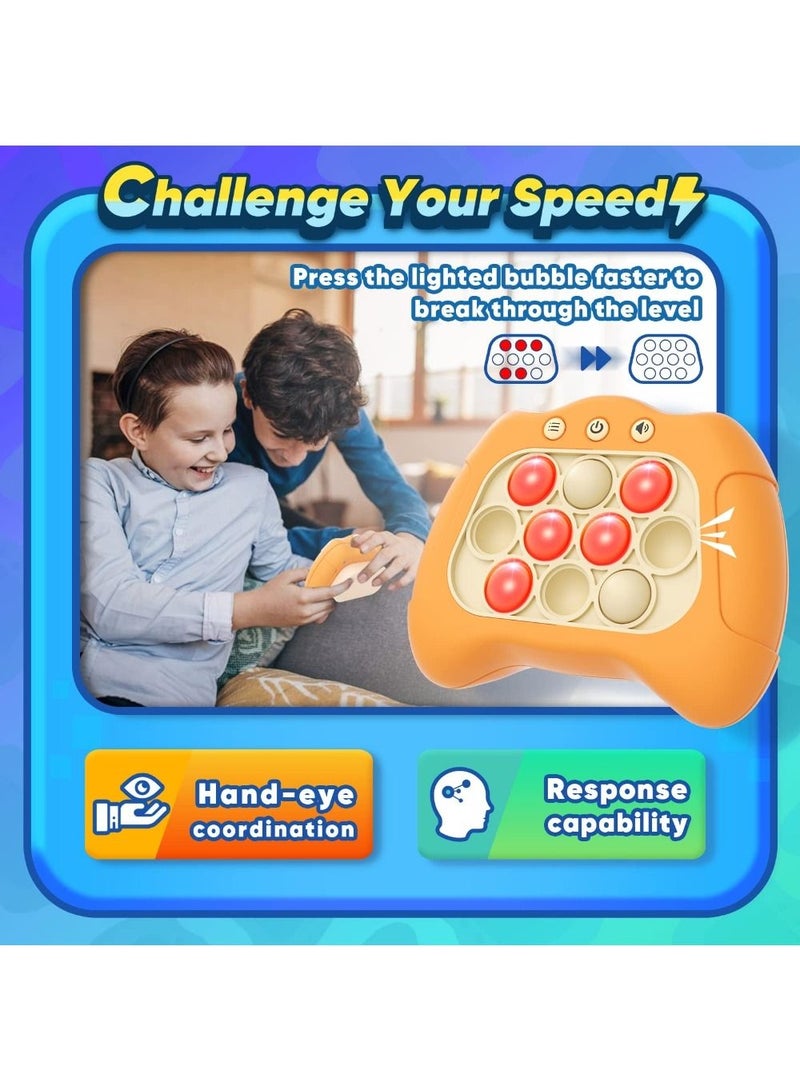 Handheld Pop Game Sensory Fidget Toys for Kids - Yellow - Image 2