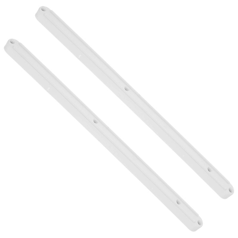 Full Extension Drawer Slides 298mm Plastic Side Mount Rails 2pcs Cabinet Wardrobe Keyboard Glides - Image 2