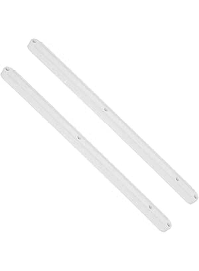 Full Extension Drawer Slides 298mm Plastic Side Mount Rails 2pcs Cabinet Wardrobe Keyboard Glides - Image 1