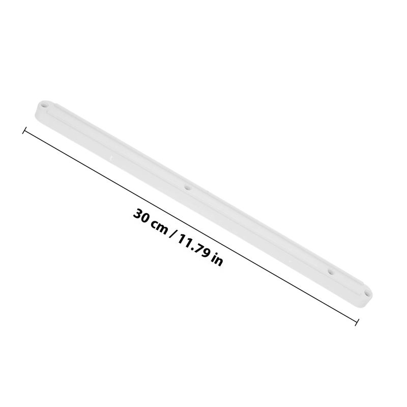 Full Extension Drawer Slides 298mm Plastic Side Mount Rails 2pcs Cabinet Wardrobe Keyboard Glides - Image 3