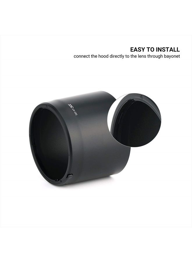 JJC Lens Hood for Canon RF 800mm f/11 is STM Lens on EOS R6 R5 RP R Ra Camera, RF 800mm Lens Hood Reversible Lens Shade Replace Canon ET-101 Hood, Compatible with 95mm Filters and 95mm Lens Cap - Image 5