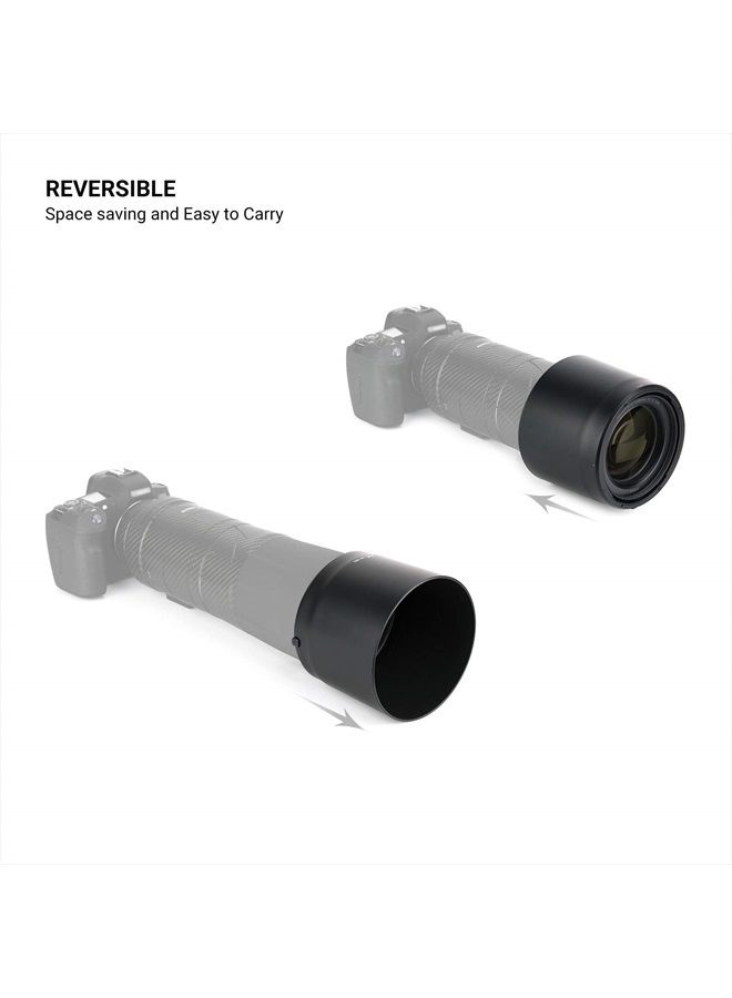 JJC Lens Hood for Canon RF 800mm f/11 is STM Lens on EOS R6 R5 RP R Ra Camera, RF 800mm Lens Hood Reversible Lens Shade Replace Canon ET-101 Hood, Compatible with 95mm Filters and 95mm Lens Cap - Image 4