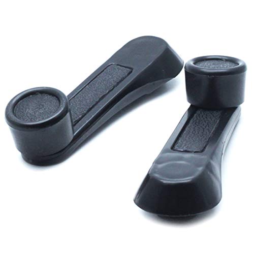 AUTUT A Pair Universal Auto Car Black Plastic Window Winders Cranks Handle Lever - Image 2