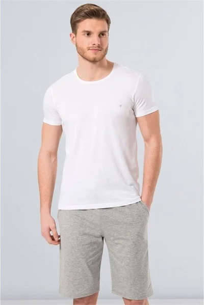 cacharel 2169 Modal O Neck Men's T-Shirt - White