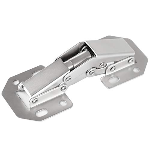 DOBOGA 8-Pack 4.2 Inch Hidden Hinges for Cabinet Doors Frameless, Concealed Cabinet Hinges, Flush Mount Hinges - Image 1
