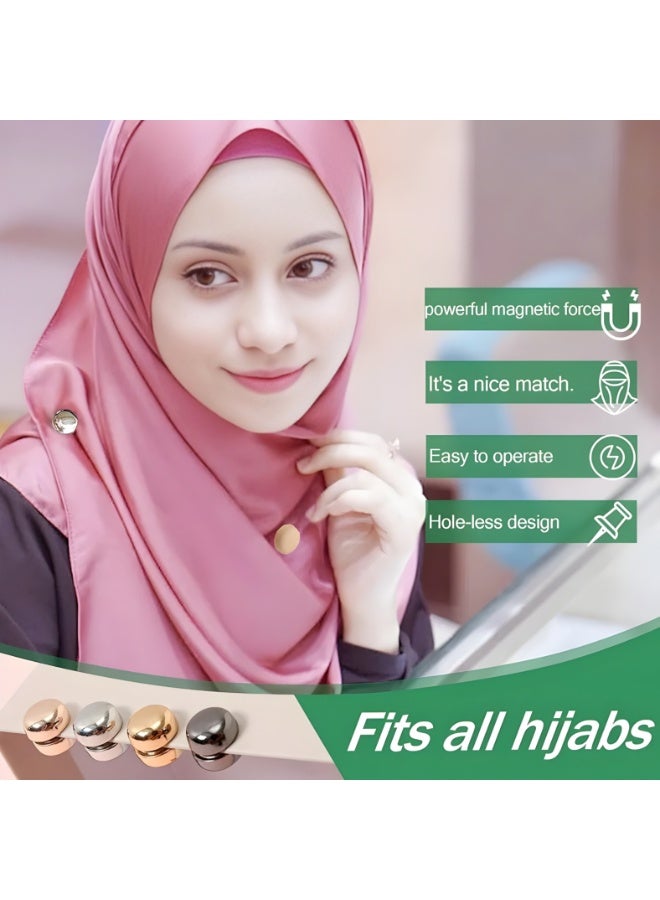 دبابيس حجاب مغناطيسية متعددة الاغراض للنساء من قطعتين - Image 4