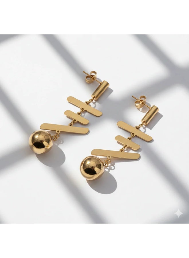 Bariq The Sultanah Linear Drops - Tarnish Free - Image 2