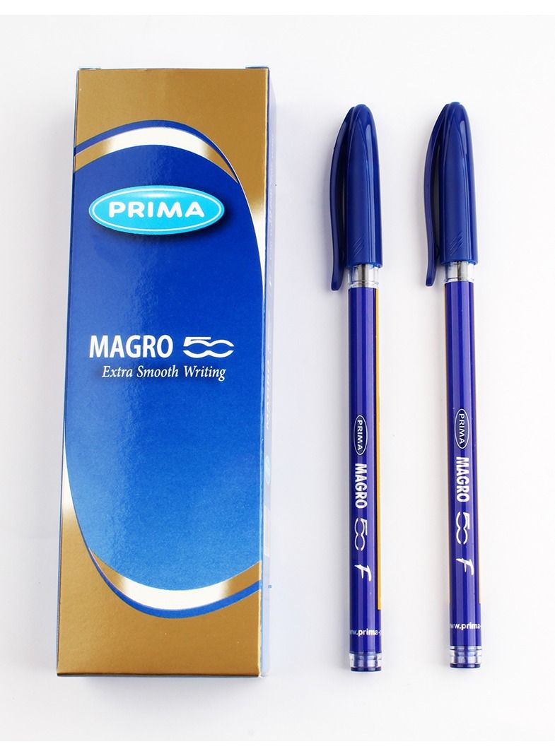 بريما قلم جاف بريما ماجرو 50 ازرق 7ملى - Image 1