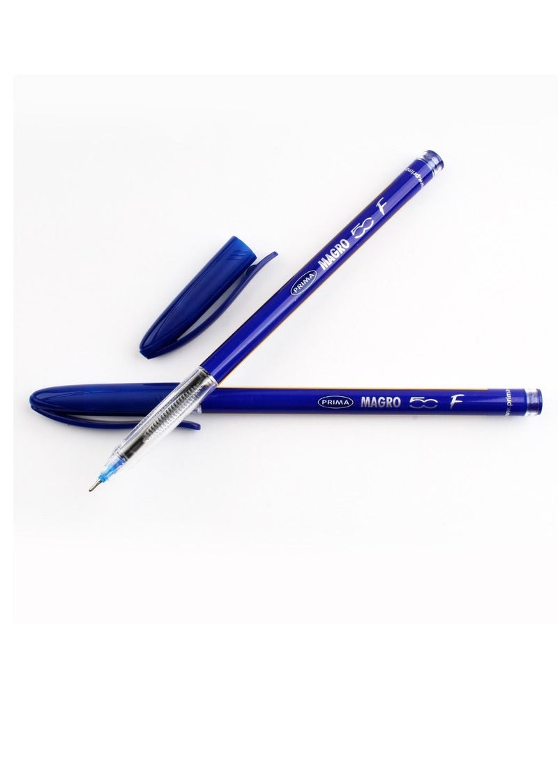 بريما قلم جاف بريما ماجرو 50 ازرق 7ملى - Image 2