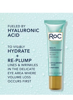 RoC RoC Multi Correxion Hyaluronic Acid Anti Aging Under Eye Cream for Puffiness & Dark Circles (.5 OZ) + RoC Retinol Capsules (7 CT), Skin Care Routine, Fragrance & Paraben Free for Women and Men  - Image 3
