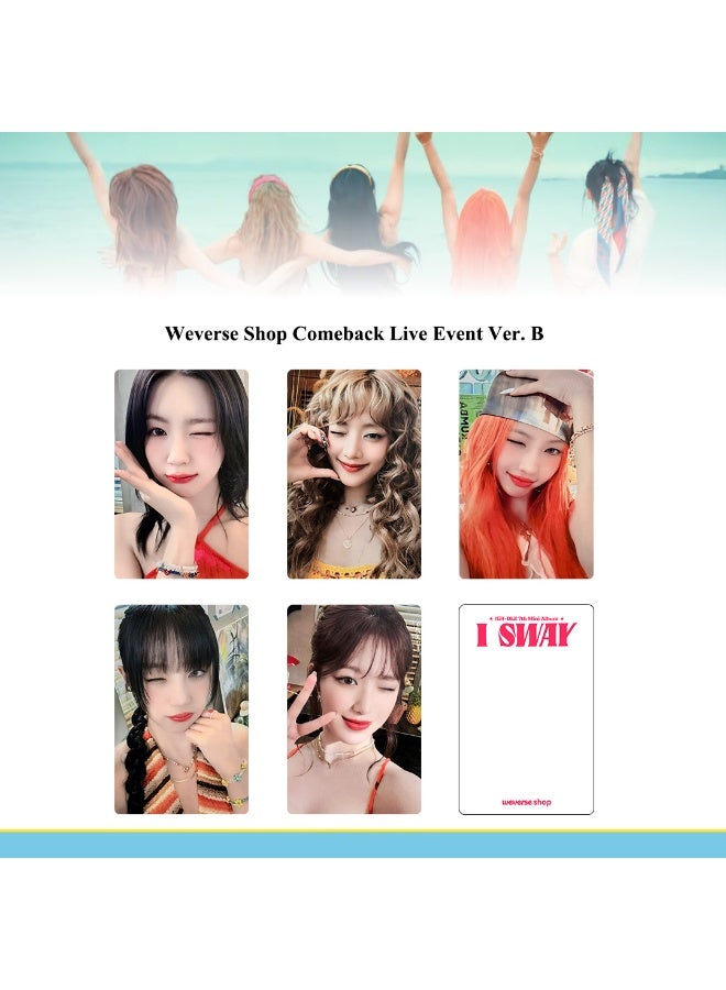 NIBEMINENT 5 Pcs Kpop（G)I-DLE I SWAY Lomo Cards Card For Fans Collection Gifts - Image 1