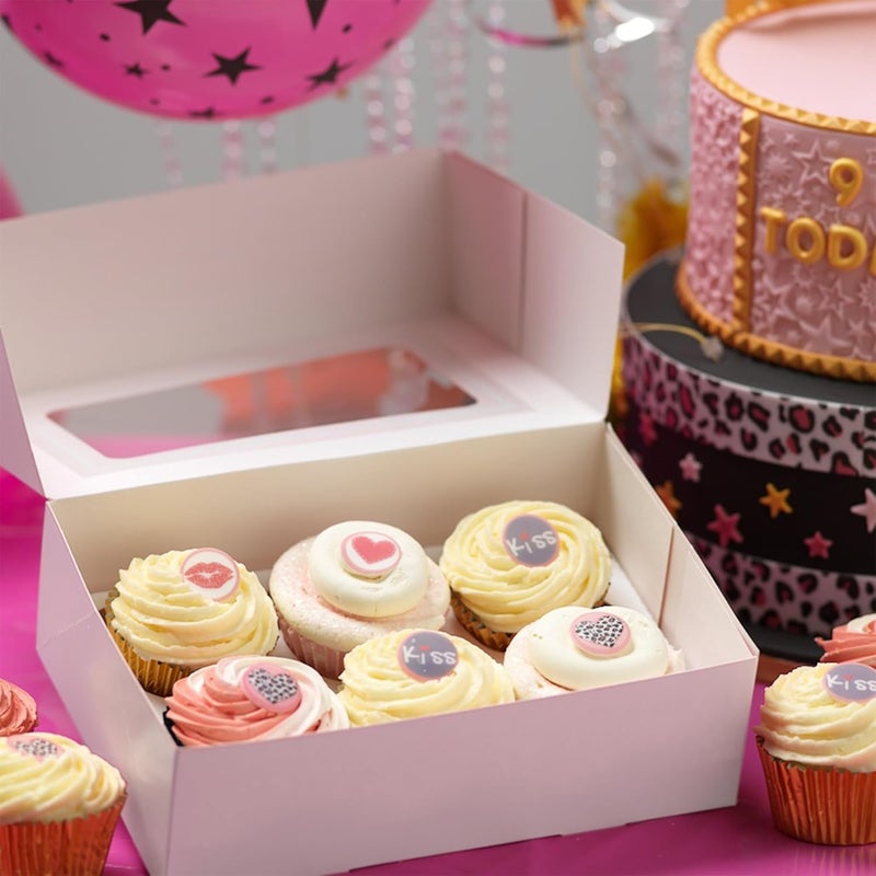 Culpitt 6 Hole Cupcake Box, 5 Pack, White Cupcake Boxes For Carrying And Displaying Tasty Muffins, Fairy Cakes, And Treats - Image 3
