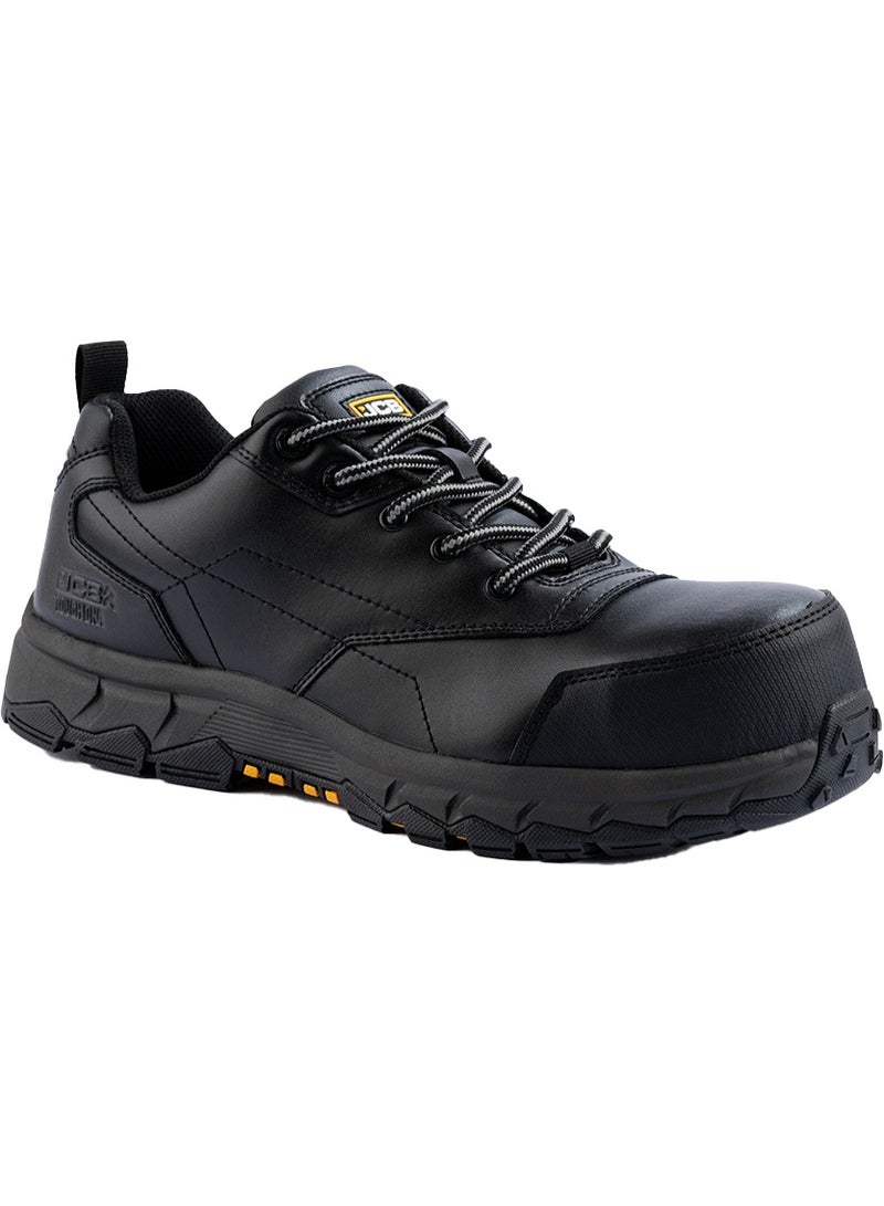 JCB SPORTS LACE 3" Safety Shoes for Men JCB-001B | Composite Toe, Oil & Heat Resistant, Puncture Proof, EH, ASTM F2413-18 Certified - Black - Image 1
