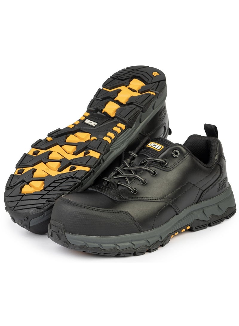 JCB SPORTS LACE 3" Safety Shoes for Men JCB-001B | Composite Toe, Oil & Heat Resistant, Puncture Proof, EH, ASTM F2413-18 Certified - Black - Image 5