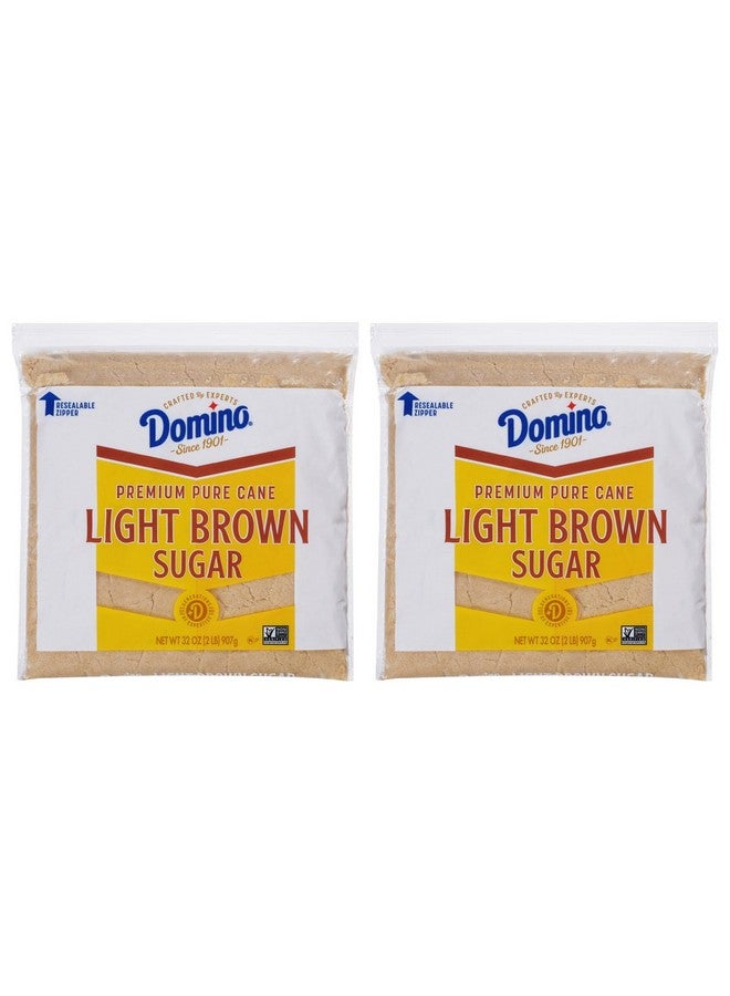 Domino Domino® Light Brown Sugar, 2 lb Zipper Bag Domino® Brown Sugar (Pack of 2) - Image 1