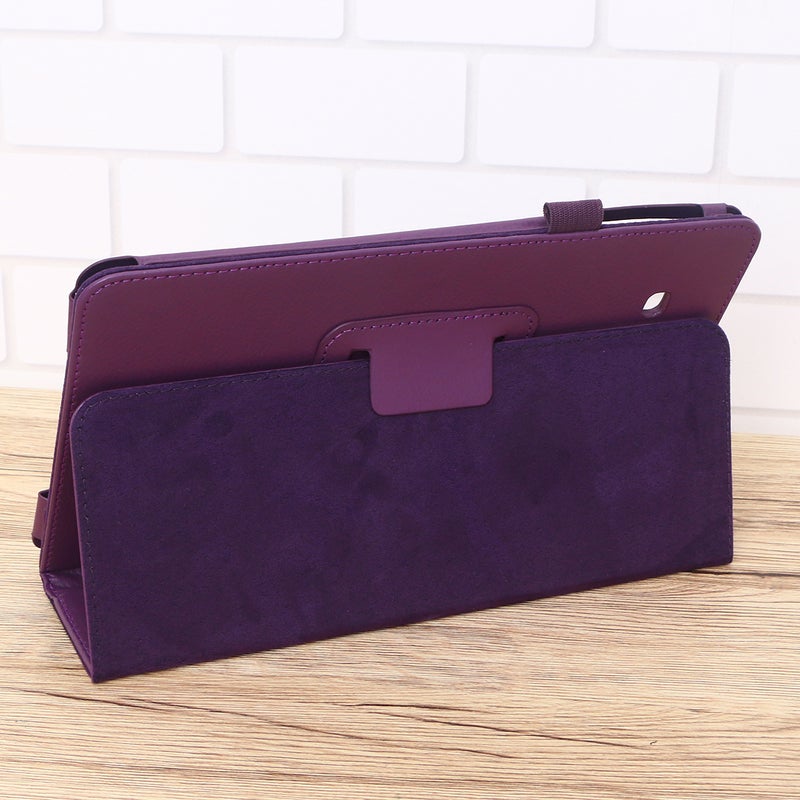 Slim Folding Tablet Cover Concise Commercial Style Premium PU Leather Cover Case Lightweight Proof for 9.6 Inch T560/T561 ( ) - Image 2