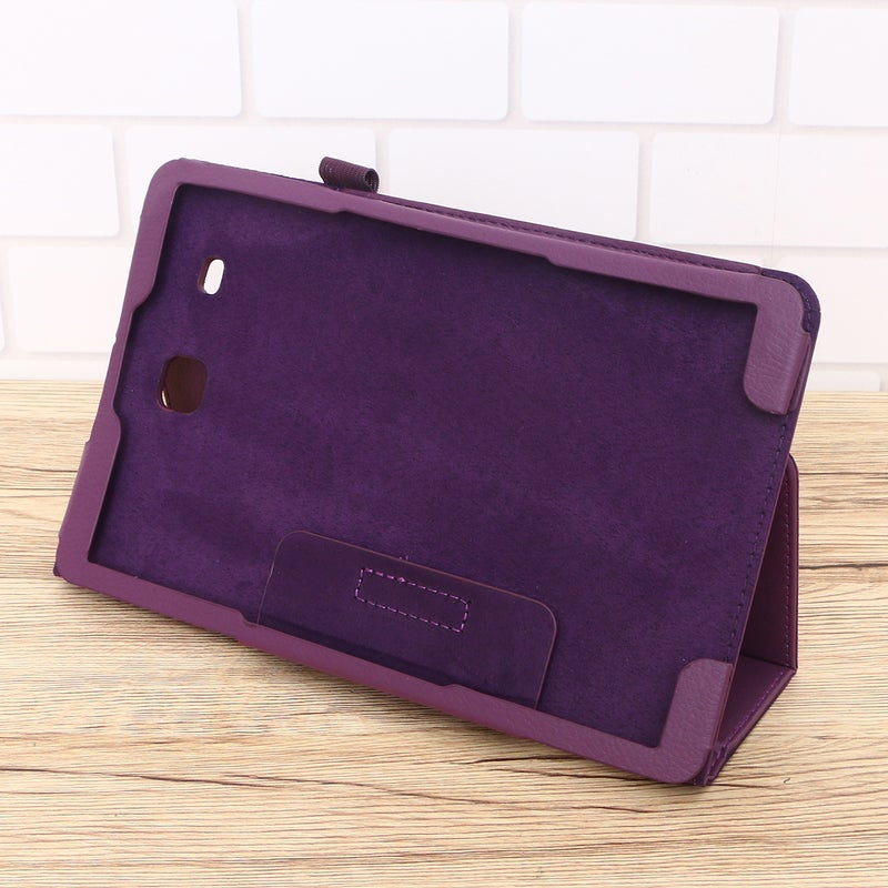 Slim Folding Tablet Cover Concise Commercial Style Premium PU Leather Cover Case Lightweight Proof for 9.6 Inch T560/T561 ( ) - Image 1
