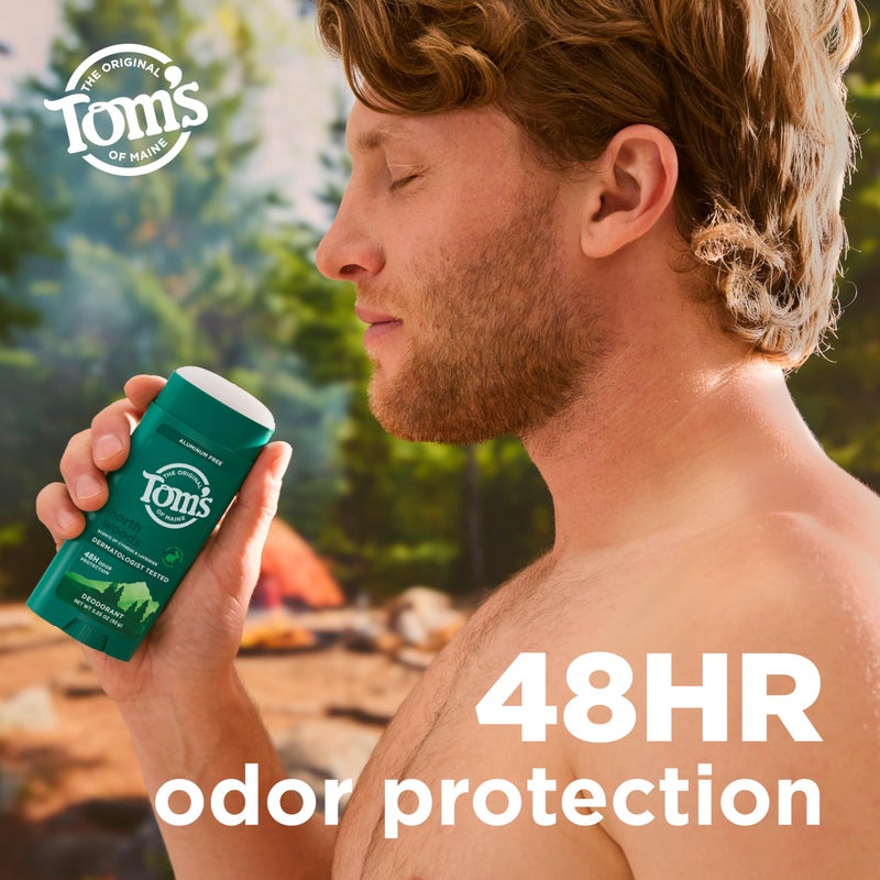 Tom's of Maine Tomâ€™s of Maine North Woods Natural Deodorant for Men and Women, Aluminum Free, No Artificial Fragrances, Dyes, or Preservatives, Baking Soda Free, 48-Hour Odor Protection, 3.25 oz - Image 3