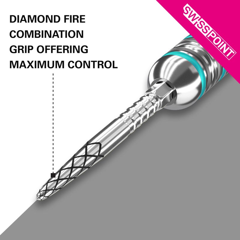 Target نقاط دارت TARGET Swiss Point DS (مجموعة 3 قطع من النصائح) 35 مم، فضي – تغيير نقاط دارت Swiss، ملحقات دارت احترافية، إزالة نصائح دارت SP - Image 3